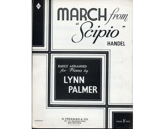 9740 | Handel - March from "Scipio" for Piano