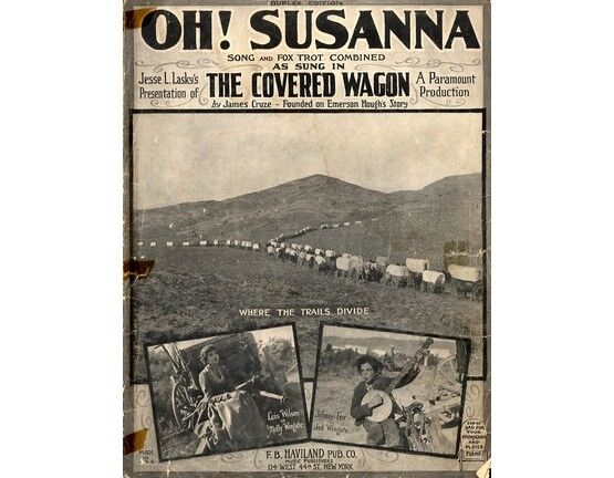 9753 | Oh! Susanna - from "The Covered Wagon" - Song Fox Trot - Featuring Lois Wilson and Johnny Fox