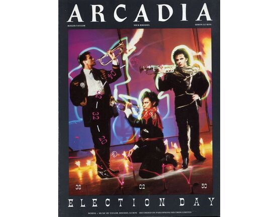 9771 | Election Day - Recorded by Arcadia on Parlophone Records - For Piano and Voice with Guitar chord symbols