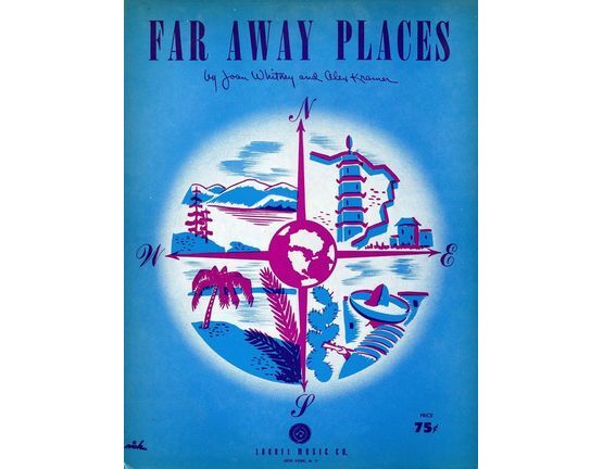 9784 | Far Away Places - For Voice and Piano with Ukulele Chord symbols