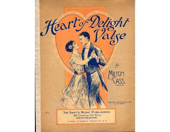 9793 | Heart of Delight - Valse - For Piano Solo - Swift edition No. 501
