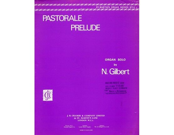 9822 | Pastorale Prelude - Organ Solo