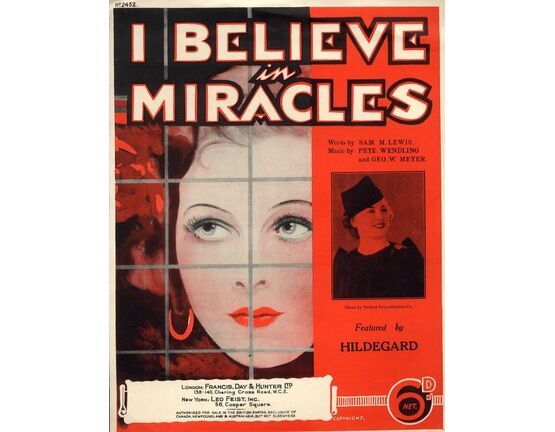 7807 | I Believe in Miracles - Song Featuring Hildegard