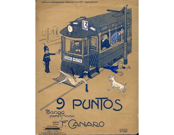 9858 | 9 Puntos - Tango - Piano Solo