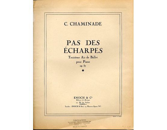 9869 | Pas des Echarpes - Troisieme Air de Ballet pour Piano - Op. 37