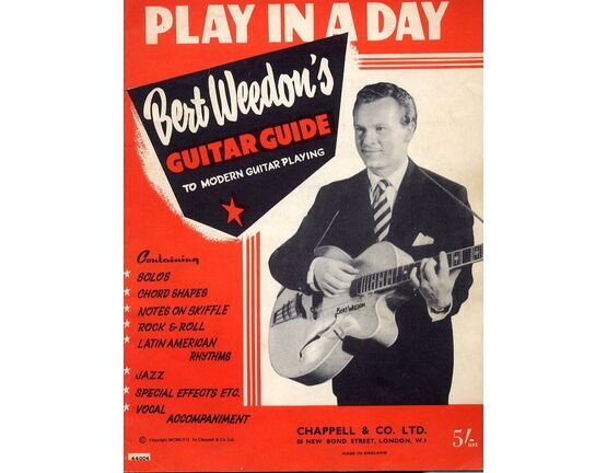 9876 | Bert Weedon's Play in a Day -  Guitar guide to modern guitar playing -  Bert Weedon