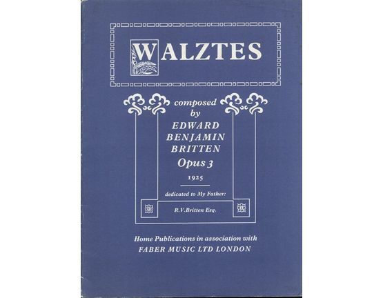 9876 | Britten - Waltzes - Opus 3 - Piano Solo