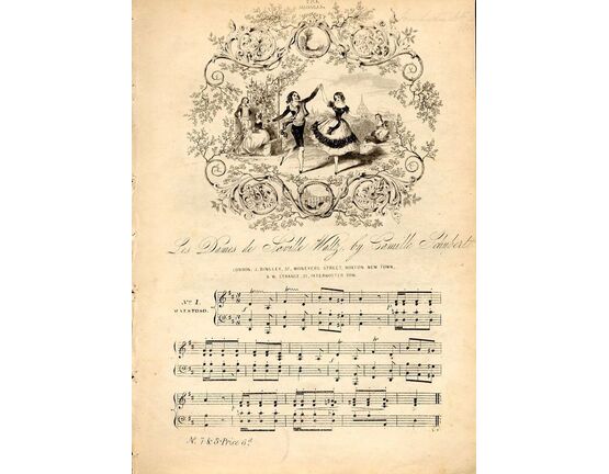 9917 | Les Dames de Seville Waltz - Musical Boquuet No. 7 and 8 - For Piano Solo