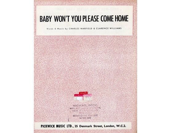 9976 | Baby Won't You Please Come Home - Song
