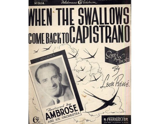 9977 | When the Swallows come back to Capistrano - Featuring Ambrose