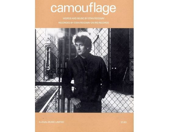 9998 | Camouflage - Recorded by Stan Ridgway on IRS Records - For Piano and Voice with Guitar chord symbols